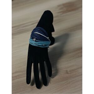 NWT Na Na Multi-Rope Bracelet Blue